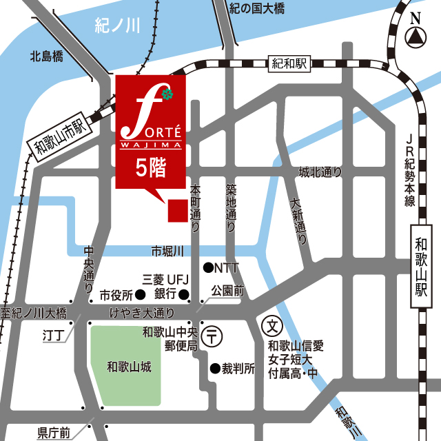 フォルテワジマ地図